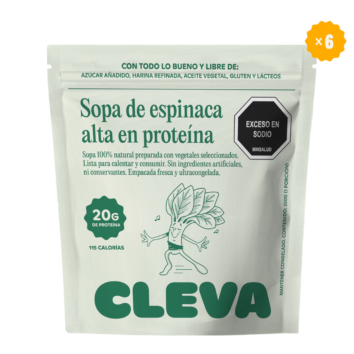 Sopa Alta en Proteína x 6 Porciones